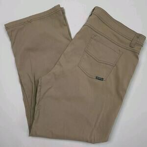 Prana Brion Slim Pant II Slate Green Hiking Trails Stretch Lightweight 40x29